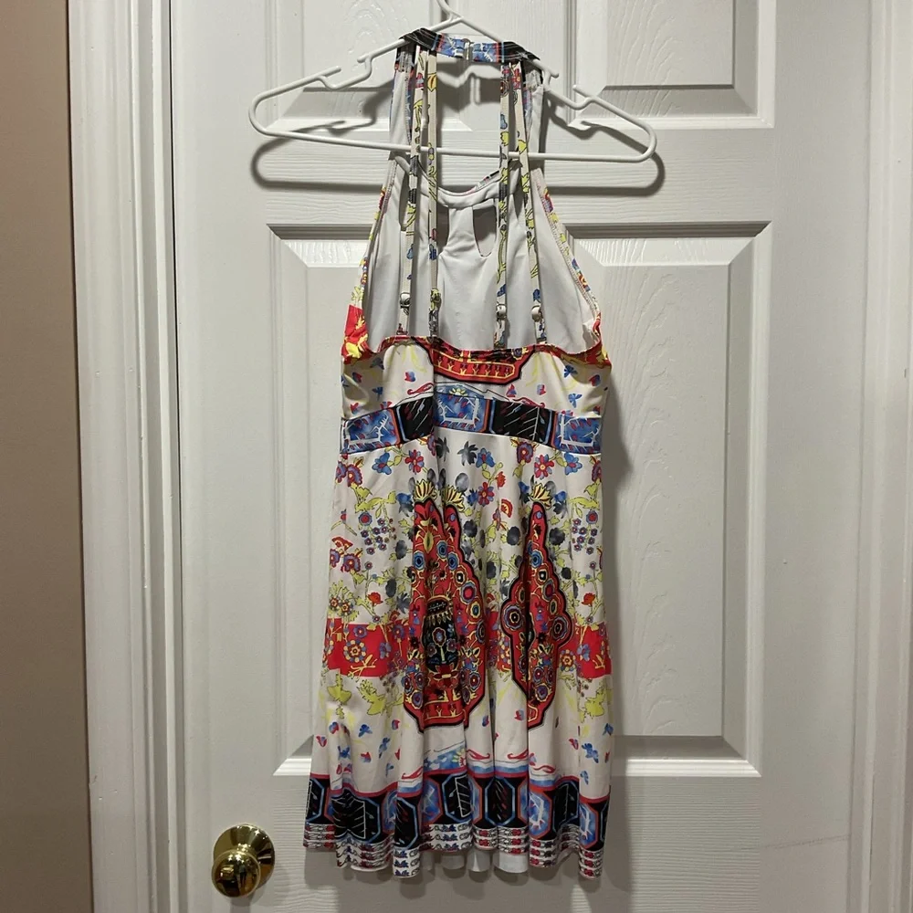 2 piece Swim suit bathing suit dress with matching panties M